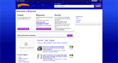 Desktop Screenshot of domanderisposte.tuttogratis.it