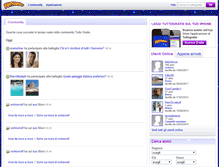 Tablet Screenshot of community.tuttogratis.it